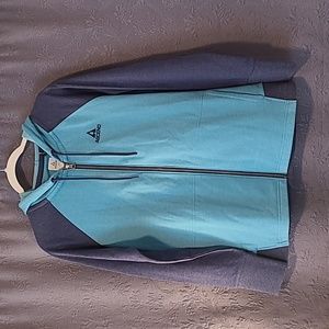 Ascend NWT Women's Full-Zip Long Sleeve Hoodie; Medium, Larkspur/ Mood Indigo